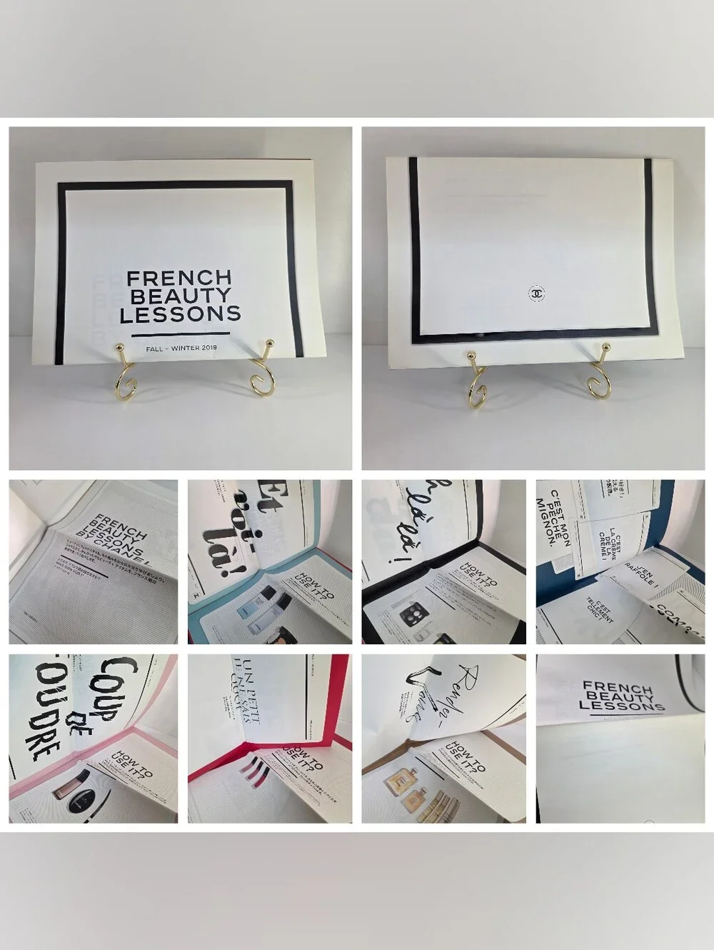 Authentic Chanel Collectible Beauty Catalog And Magazines- 12 Set